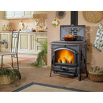 Lade das Bild in den Galerie-Viewer, Robuster La Nordica Isotta con cerchi Evo Holzofen mit Kochplatte – 11,9 kW Leistung
