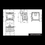 Lade das Bild in den Galerie-Viewer, Robuster La Nordica Isotta con cerchi Evo Holzofen mit Kochplatte – 11,9 kW Leistung

