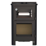Lade das Bild in den Galerie-Viewer, Pramoda Etna 14 kW Holzofen mit Backofen und Kochplatten für große Räume
