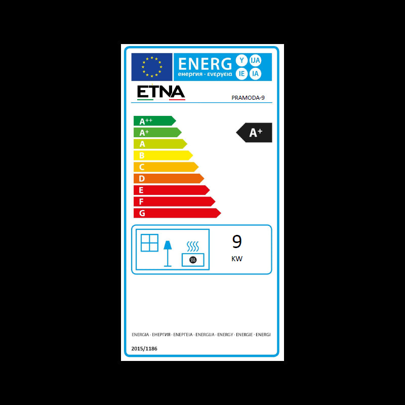 Pramoda Etna 9 kW Holzofen: Integrierter Backofen, Kochplatten, 50cm Holzscheite