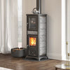 La Nordica Gemma Forno 5.0 Holzofen: 7,3 kW, Naturstein, Integrierter Backofen für Gemütlichkeit