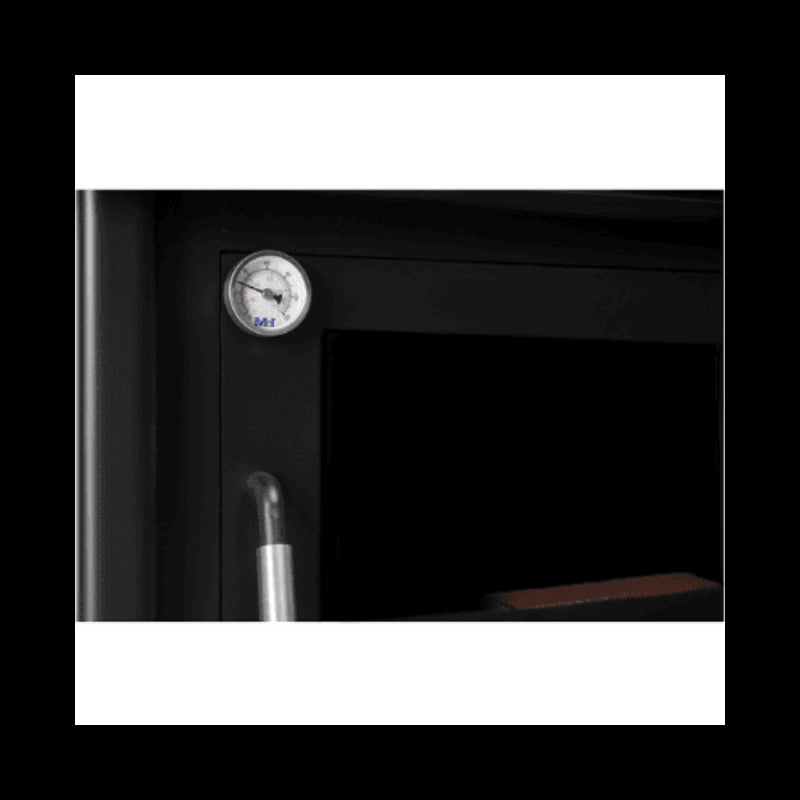 Leistungsstarker 13 kW Holzofen Paula Stove Italia mit integriertem Backofen