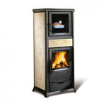 Lade das Bild in den Galerie-Viewer, Effizienter wasserführender Holzofen mit Backofen TermoRossella Plus Forno DSA 4.0 – 11,1 kW Leistung

