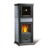 Effizienter wasserführender Holzofen mit Backofen TermoRossella Plus Forno DSA 4.0 – 11,1 kW Leistung