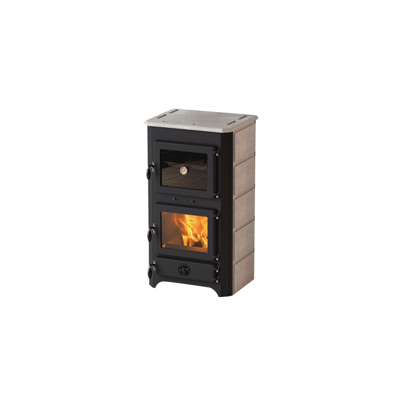 MBS Thermo Vulkan Plus Holzheizkessel 19kW mit integriertem Specksteinofen