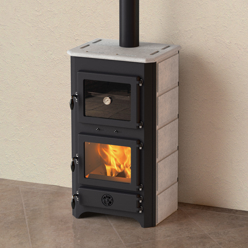 MBS Thermo Vulkan Plus Holzheizkessel 19kW mit integriertem Specksteinofen