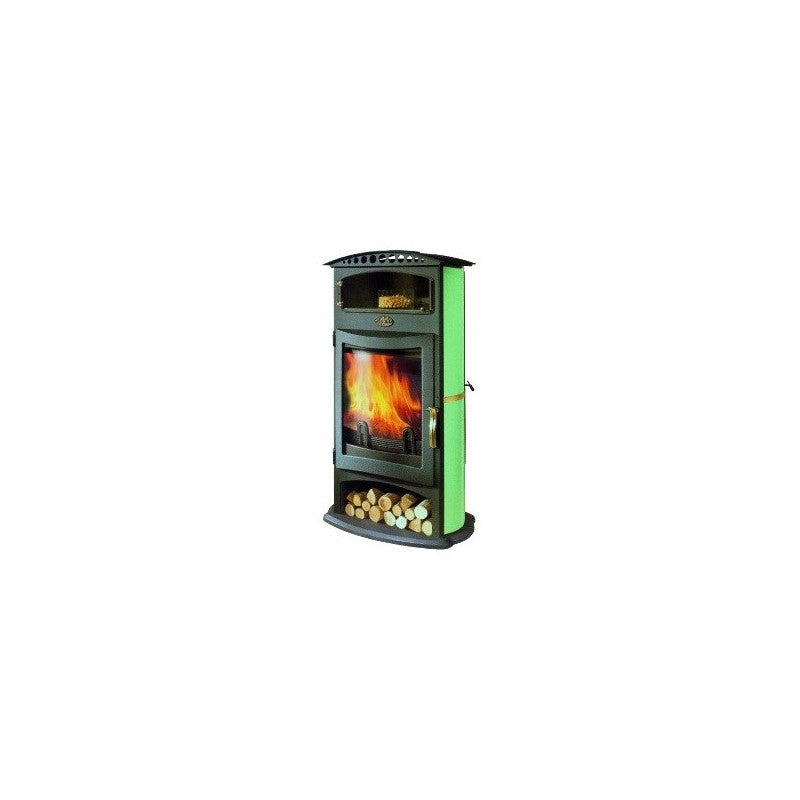 Leistungsstarker Brulhaut Bûcher Holzofen Godin 14 kW mit Thermostatregelung & Gusseisen-Foyer