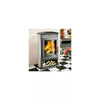 Leistungsstarker Brulhaut Bûcher Holzofen Godin 14 kW mit Thermostatregelung & Gusseisen-Foyer