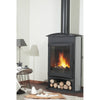 Leistungsstarker Brulhaut Bûcher Holzofen Godin 14 kW mit Thermostatregelung & Gusseisen-Foyer