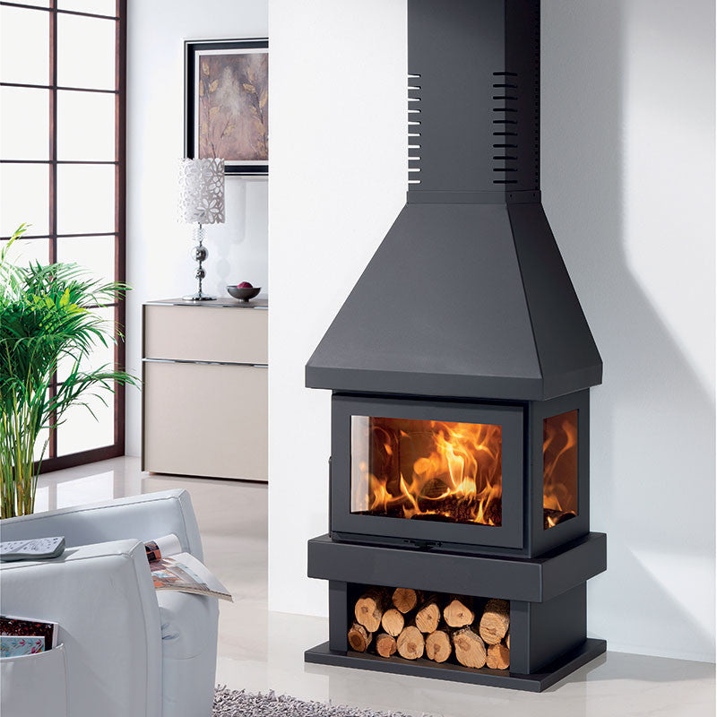 Panadero Kanada 5,9 kW Holzofen: Effizient, mit Dreifachverbrennung und Großer Sichtscheibe