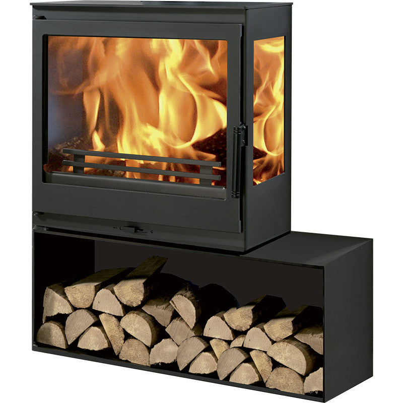 Panadero Charme Holzofen 7,1 kW: Effiziente Dreifachverbrennung, Großes Sichtfenster