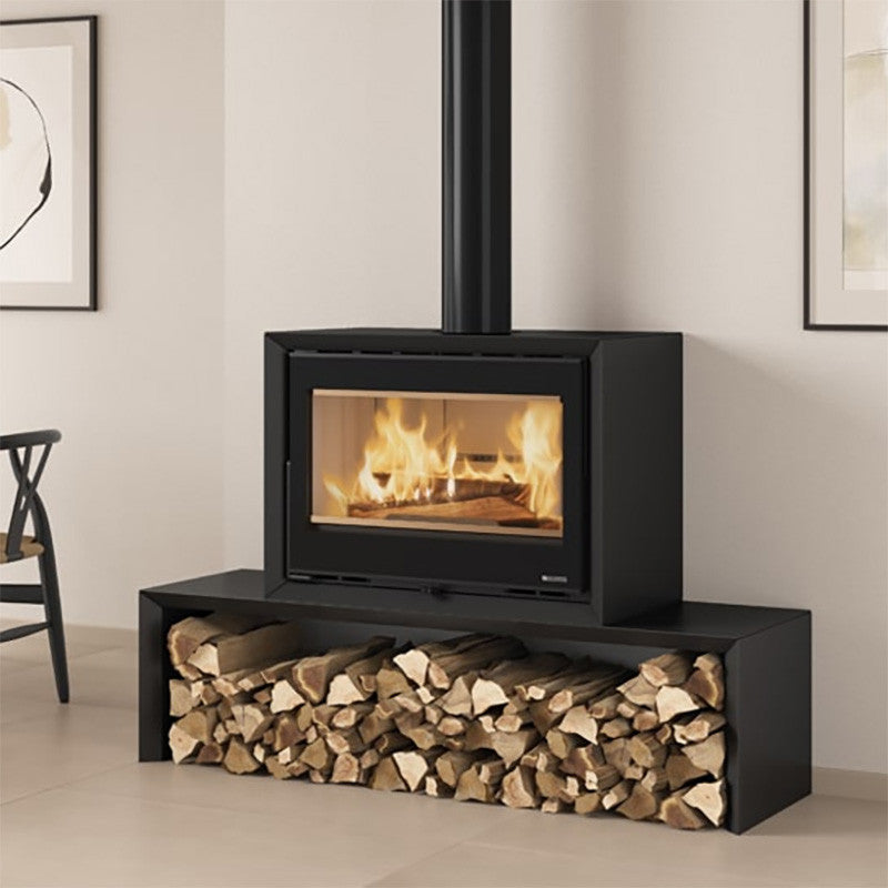 La Nordica Dante Holzofen: Effizienter 12,4 kW Gusseisen Kaminofen mit Nachverbrennung