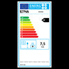 ETNA Domino Holzofen mit integriertem Scheitholzfach – 8,5 kW, Grüne Flamme A+