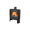 Godin Eclipse Holzofen 8kW Gusseisen Ellipsenform Anthrazit Schwarz Effizient Leistungsstark