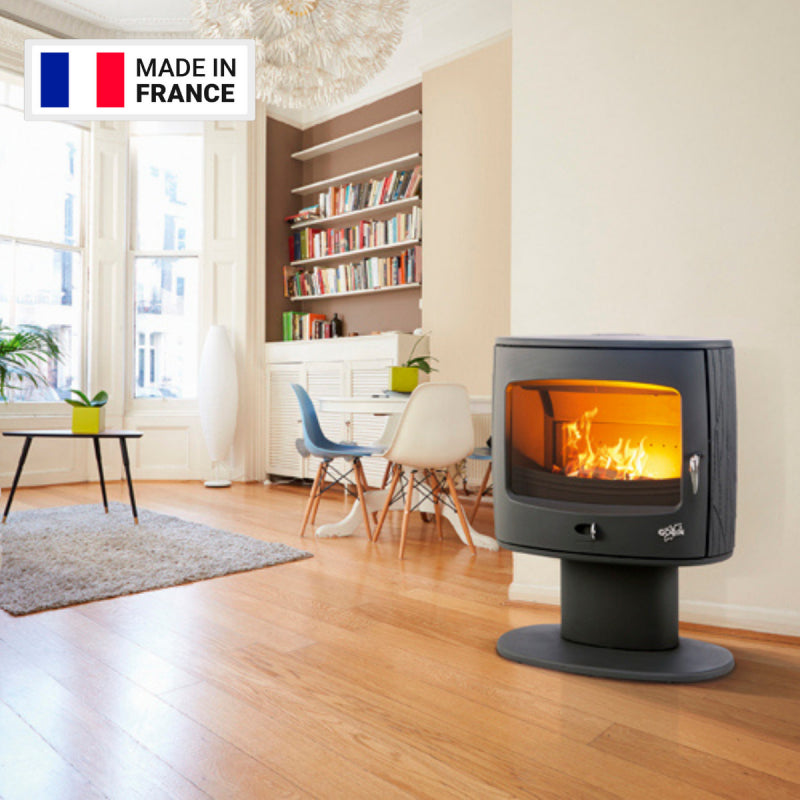 Godin Eliot Kaminofen 8 kW Gusseisen – Effizienter Holzofen Made in Frankreich