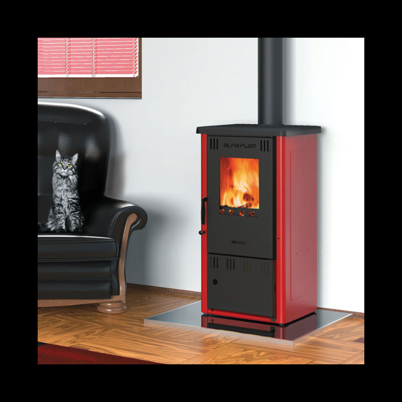 AlfaPlam Elita 2 Eco Holzofen 6kW: Effizienter, Kompakter Kaminofen mit Stil