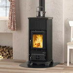 Lade das Bild in den Galerie-Viewer, La Nordica Emiliana Steel Holzofen 6,5 kW – Effizient Kompakt Modern Heizen

