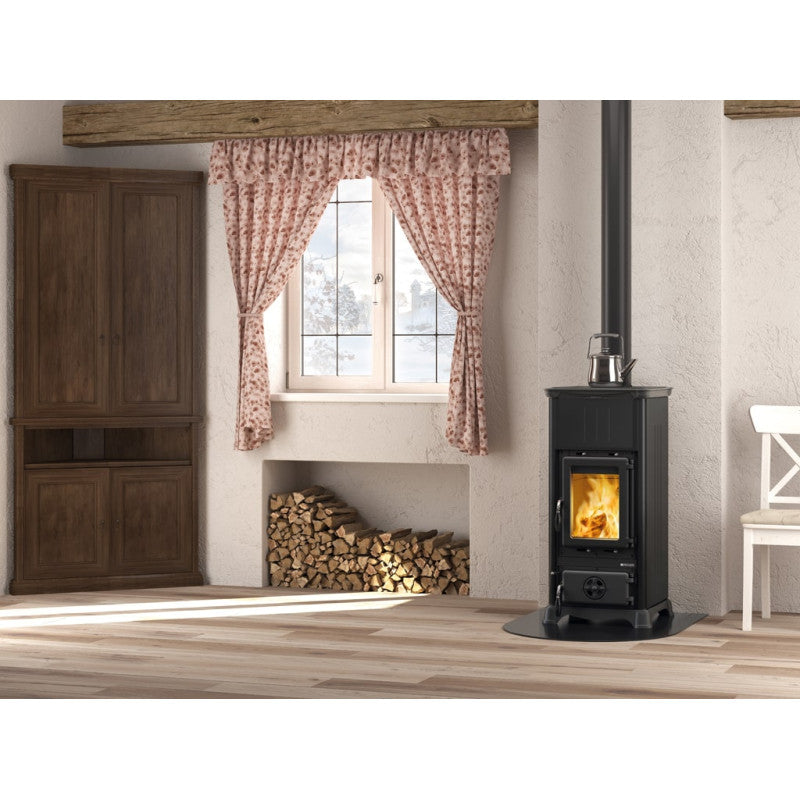 La Nordica Emiliana Steel Holzofen 6,5 kW – Effizient Kompakt Modern Heizen
