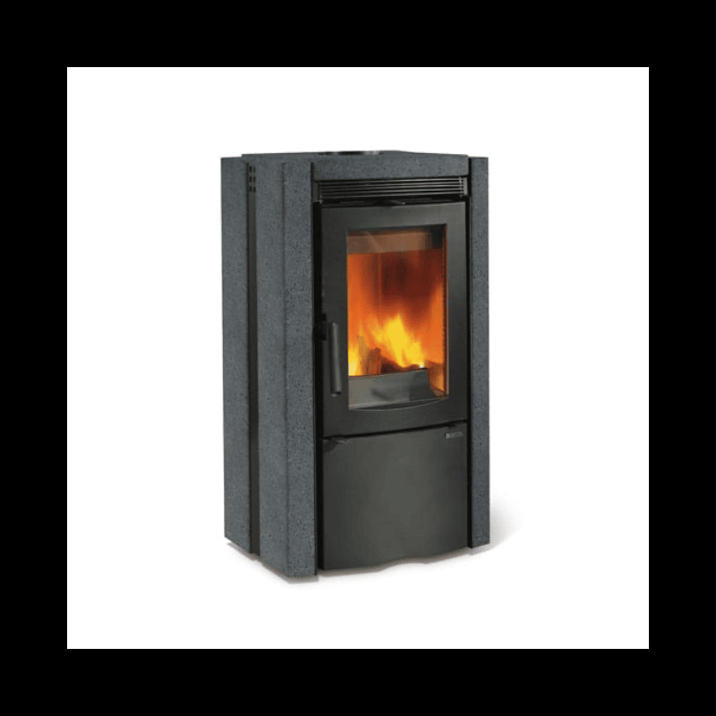 La Nordica Ester BII Kompakter Holzofen: 7.5kW, Vulkanstein, 25cm Holzscheite