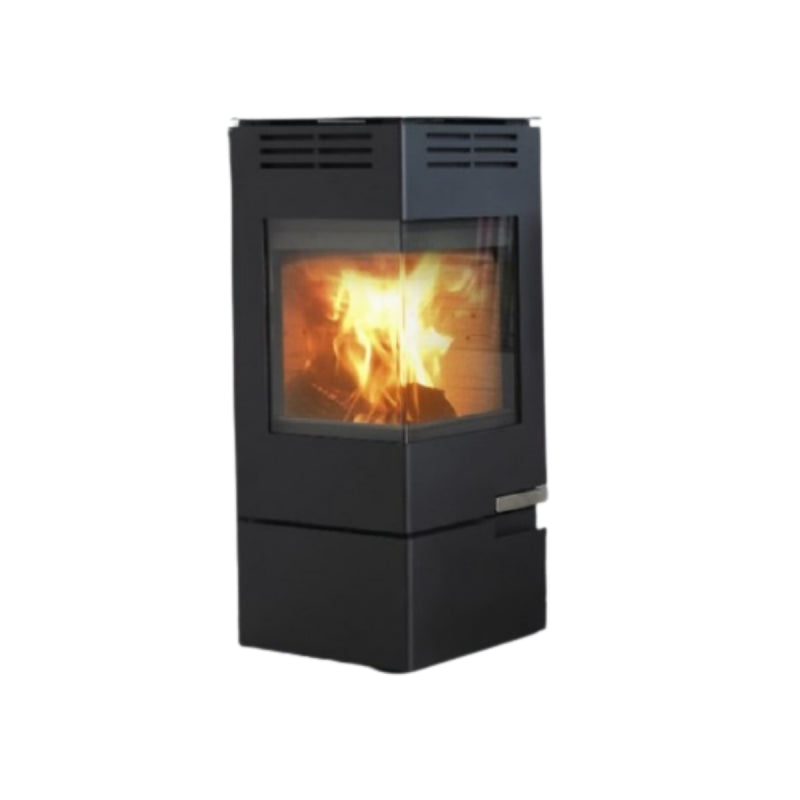 Aduro 12 Raumluftunabhängiger Holzofen – Effizient, Modern, 6 kW, Ecklösung