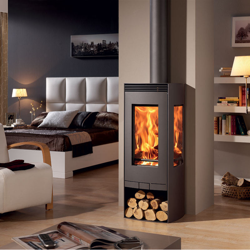 Panadero Alba Dichter Holzofen: 9,5 kW, Dreifach-Sicht, Hoher Wirkungsgrad, Robust