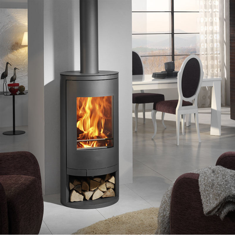 Panadero Auckland Dichter Kaminofen 7,4 kW – Dreifachverbrennung, großes Sichtfenster, 5 Jahre Garantie