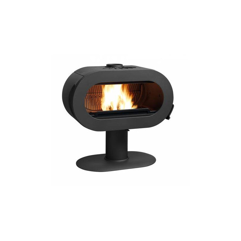 Invicta Fifty Gusseisen Holzofen 10 kW – Effizienter Kaminofen mit Panoramablick