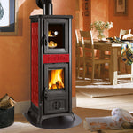 Lade das Bild in den Galerie-Viewer, La Nordica Gemma Forno 5.0 Keramik-Holzofen mit Backfach – 7,3 kW Effizienz

