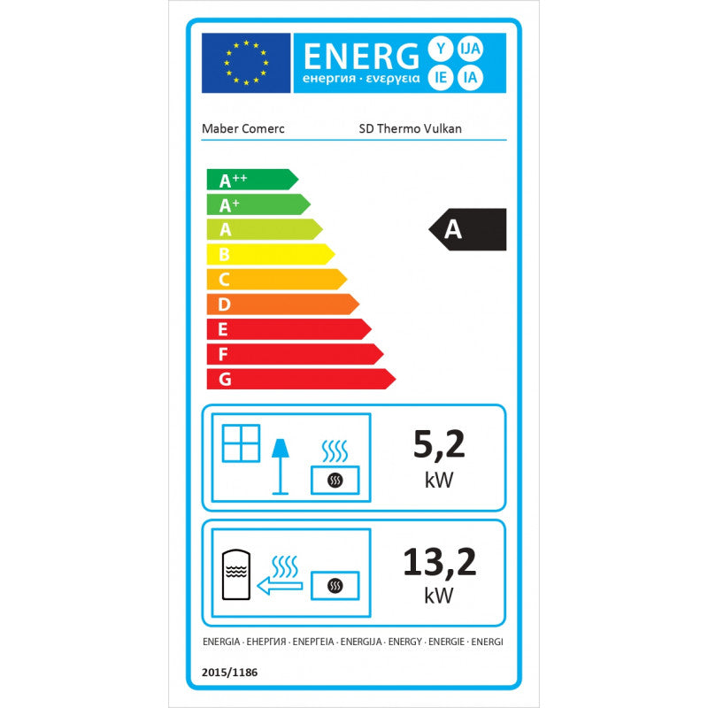MBS Thermo Vulkan Hydro-Holzofen 18kW Naturstein: Effiziente & Robuste Zentralheizung