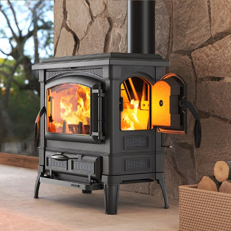 Isetta Evo 4.0 Holzofen: Leistungsstarker 7,3 kW Gusseisen Kaminofen, Ecodesign zertifiziert