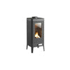 Invicta Iwaki Gusseisen Kaminofen 7 kW - Effizient, elegant, kompakt, Frontbeladung