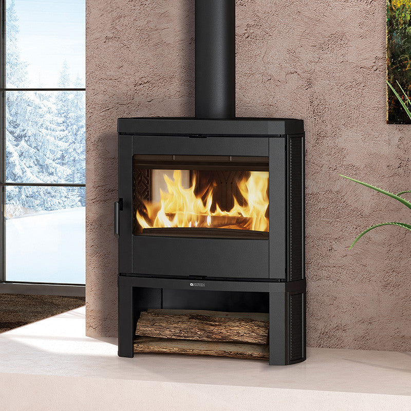 Jennifer 2.0 Robuster Holzofen für 50 cm Scheitholz - Leistungsstark 7,7 kW