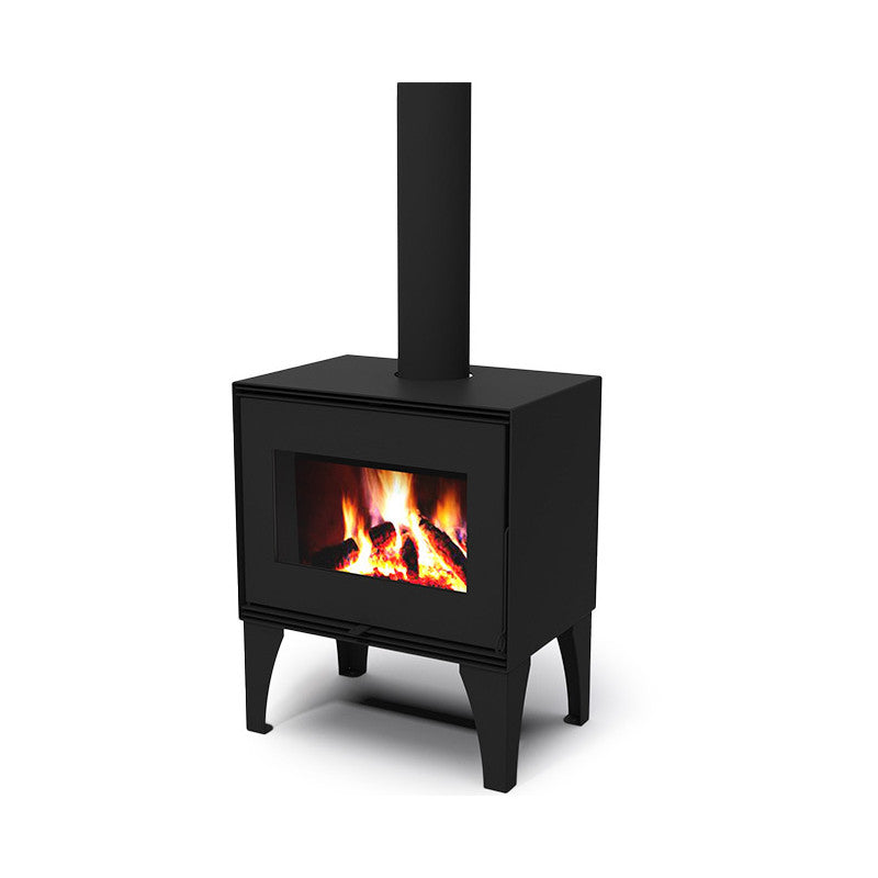 ETNA Lugano Holzofen 11 kW: Effizient, Modern, Dreifachverbrennung, Saubere Scheibe, Kompakt