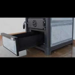 Lade das Bild in den Galerie-Viewer, Olymp Plus Holzofen mit Backofen &amp; Kochplatte – Effizient Heizen &amp; Kochen
