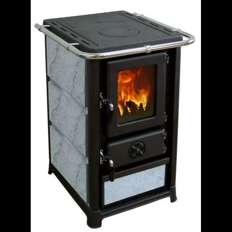Olymp Plus Holzofen mit Backofen & Kochplatte – Effizient Heizen & Kochen