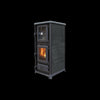 Olympia Plus Holzofen 13 kW mit integriertem Backofen und Gusseisen-Kochplatte