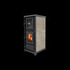 Olympia Plus Holzofen 13 kW mit integriertem Backofen und Gusseisen-Kochplatte