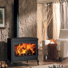 Panadero Provence Holzofen 9,8 kW | Effizienter Kaminofen mit Kochplatte
