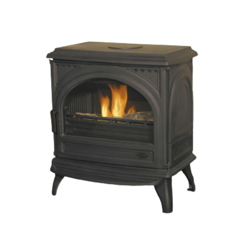 Godin Seclin Holzofen 7 kW – Effizient, Modern, Große Scheithölzer, Made in France