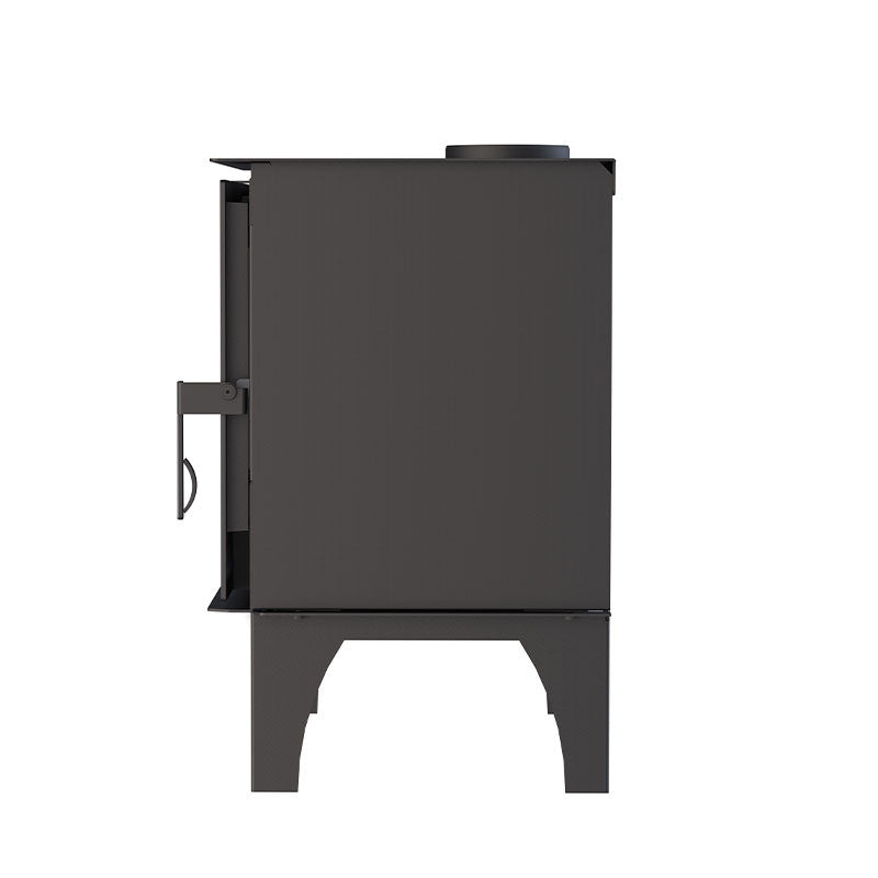 Leistungsstarker Sena Plus Holzofen 12,5kW Gusseisen Stahl für 60cm Scheitholz