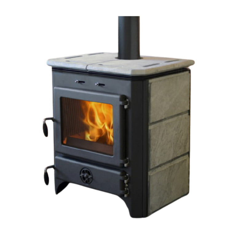 Vulkan MBS Holzofen 14 kW mit Speckstein: Effiziente Heizlösung für Ihr Zuhause