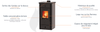 AlfaPlam Elita 3 Eco Holzofen Kaminofen 8 kW Effizient Modernes Design