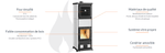Lade das Bild in den Galerie-Viewer, Nova Forno Holzofen mit Backofen: Effizient, Vielseitig, Stilvoll, 11,8 kW
