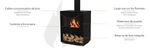 Lade das Bild in den Galerie-Viewer, ETNA Orta 11 kW Holzofen-Paket mit oberem Abzug und Rauchrohr-Set
