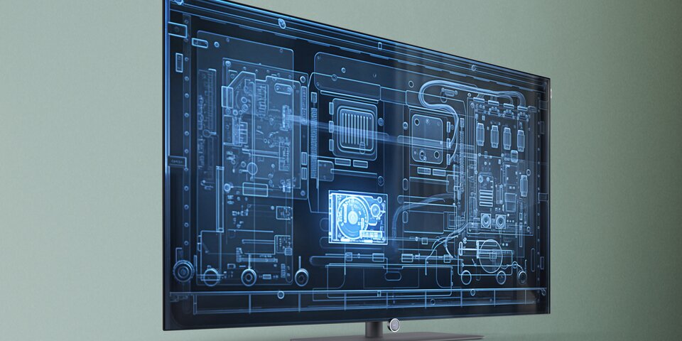 Loewe Inspire 65 dr+ OLED Smart-TV: 4K UHD, 1TB Festplatte, Top-Klang