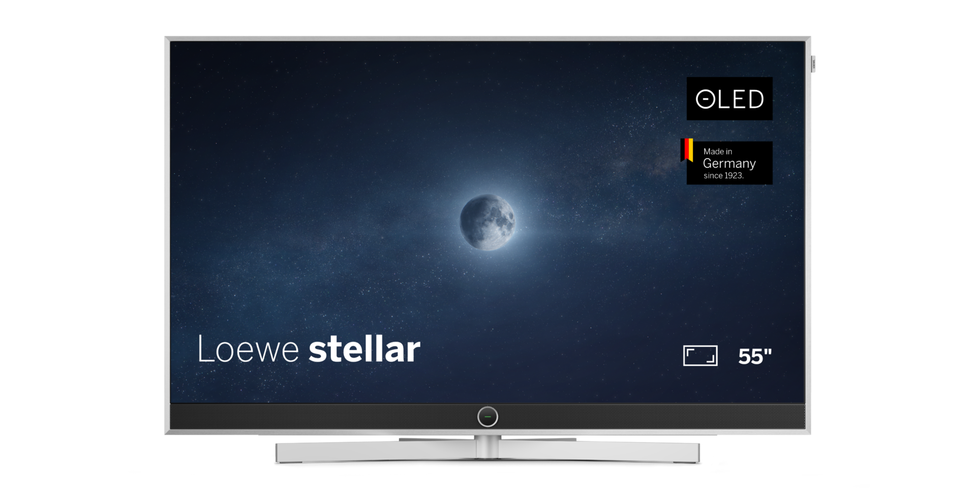 Loewe Stellar 55 DR+ OLED TV: 4K UHD, Beton-Design, 1TB SSD-Aufnahme