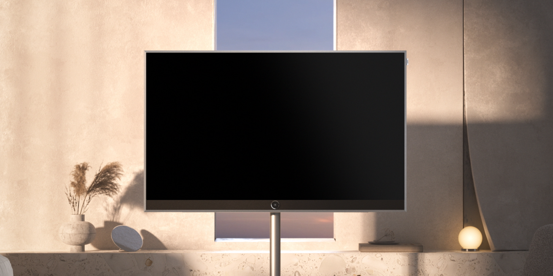 Loewe Stellar 55 Zoll OLED 4K Smart TV: Gebürstetes Aluminium, DR+ Aufnahme