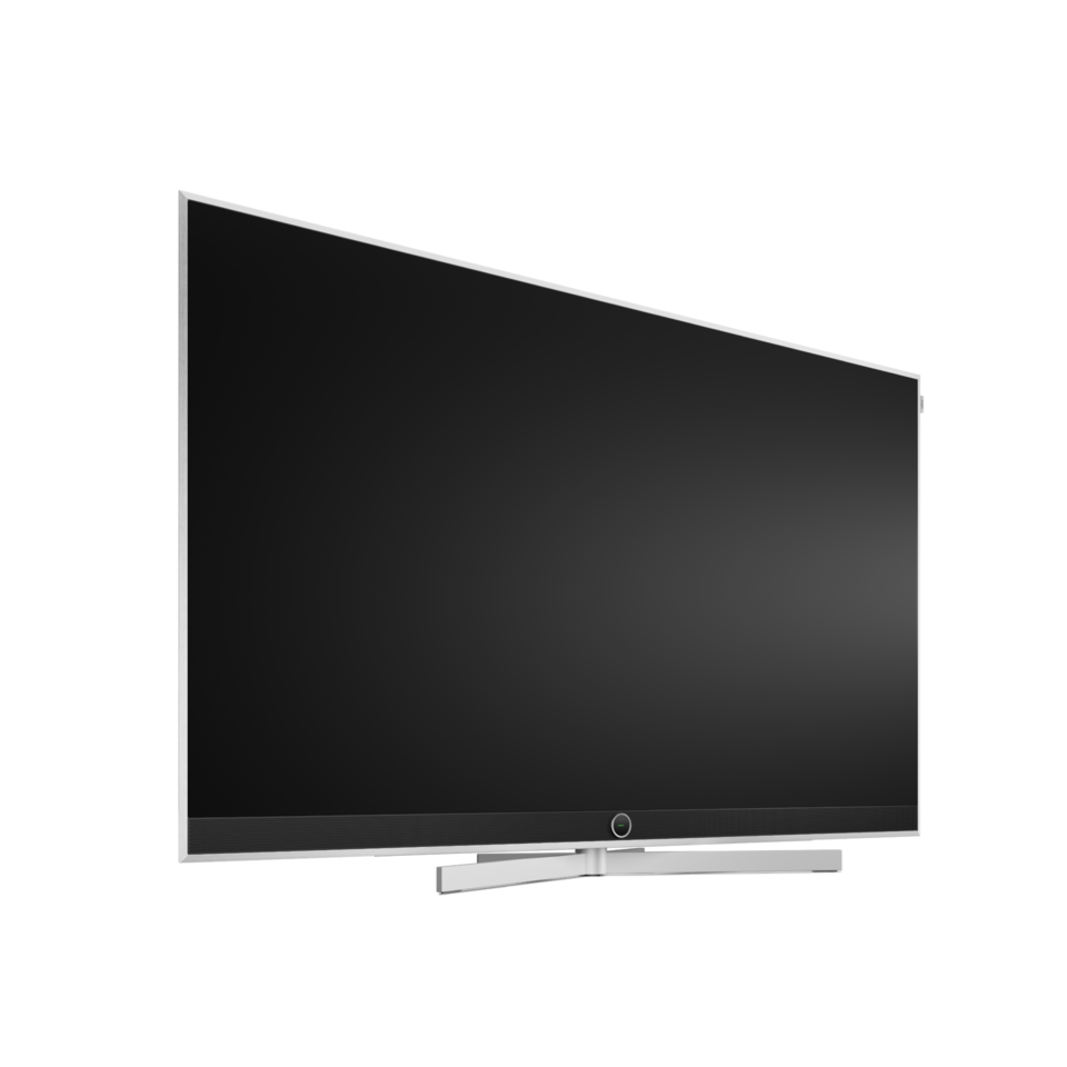 Loewe Stellar 65 Zoll OLED 4K Smart TV – Elegantes Beton-Aluminium Design