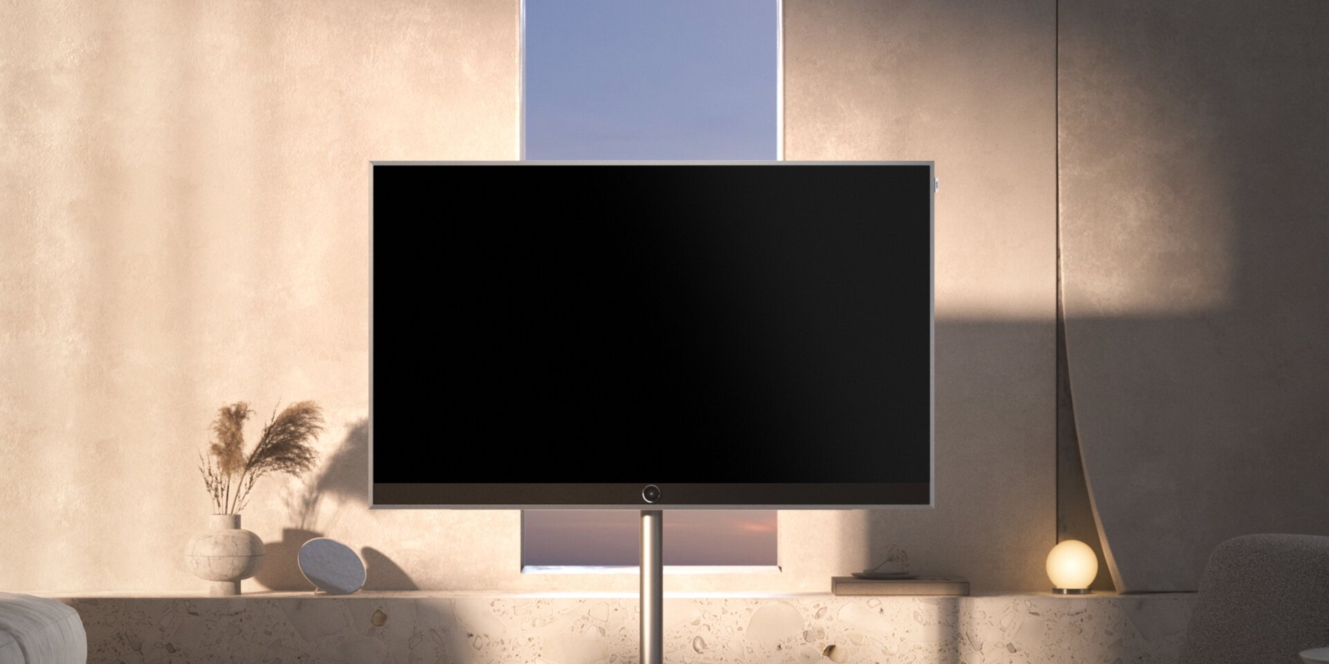 Loewe Stellar 42 DR+ Alu OLED Smart TV: 4K UHD, Dual-Tuner, 80W Soundbar