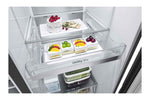 Lade das Bild in den Galerie-Viewer, LG Side-by-Side Kühlschrank GSLE91EVAB: InstaView, Craft Ice, 623L, Black Steel
